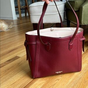 Kate Spade Deep Red Leather Tote